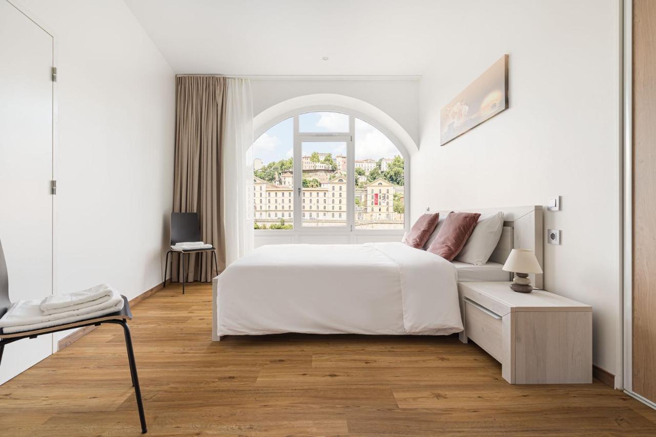 Apartament Design Et Charme, 100M2 Face A La Saone Lyon Zewnętrze zdjęcie